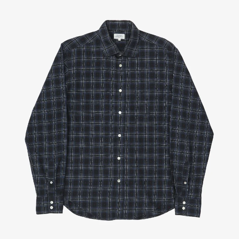 Flannel Shirt Casual Men's Japanese 