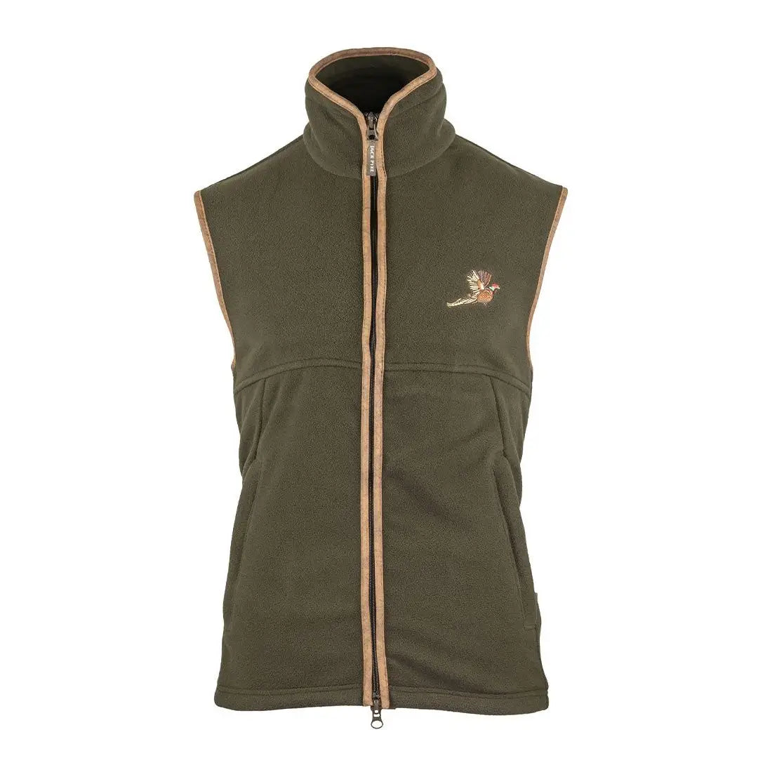 Jack Pyke Countryman Fleece Gilet With Pheasant Motif Trendy Men's Oversized