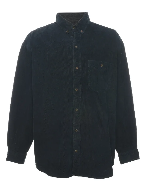 Black Corduroy Shirt - XL Dynamic Men's Moto