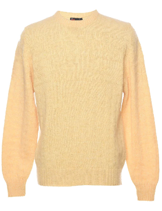 Nordic Pale Yellow Jumper - L Dynamic Men's Moto