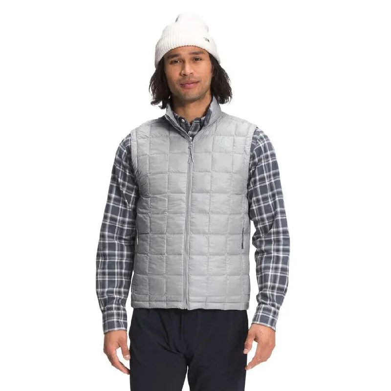 The North Face ThermoBall Eco 2.0 NF0A5GLOA91 Vest Men Meld Gray Full Zip CLO364 Cclassic Men's Tweed