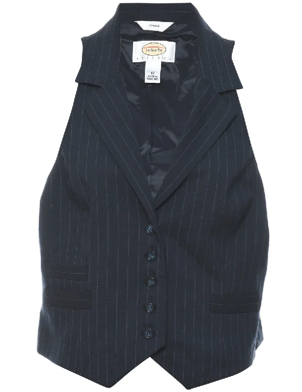 Striped Waistcoat - L Sophisticated Men's 