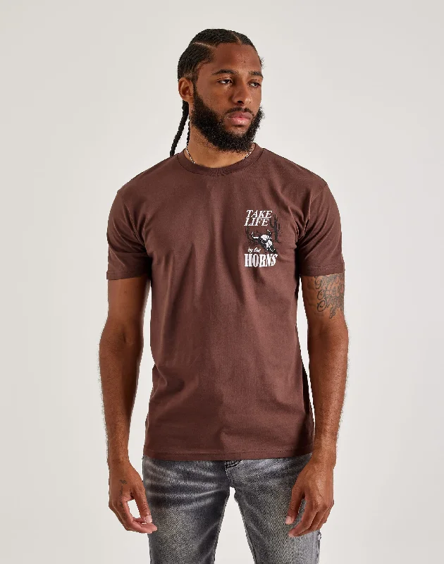 Outrank By The Horns Tee Bold Men's Animal