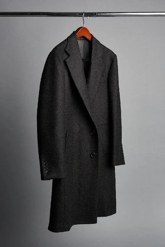 Boiled Wool Topcoat Dapper Men's 1920S