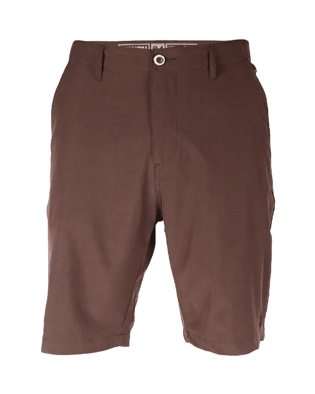 Hybrid Shorts - Brown Rugged Men's Outdoor 