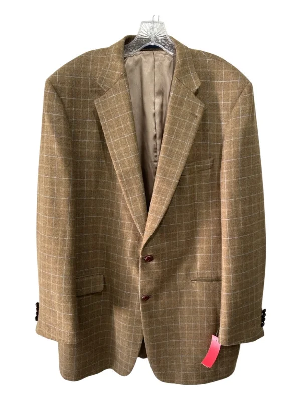 Burberry Olive Wool Blend Window pane 2 Button Men's Blazer Cool Men's Distressed