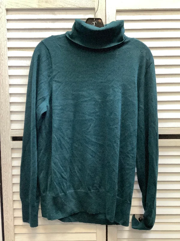 Top Long Sleeve By J. Crew In Teal, Size: Xl Artistic Men's Hand