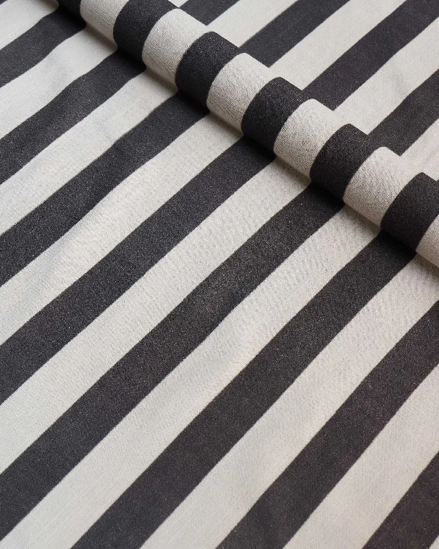 Charcoal Stripe Fabric Dapper Men's 1920S