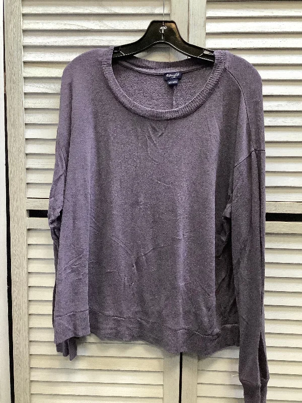 Top Long Sleeve By Splendid In Purple, Size: Xl Cozy Men's Winter