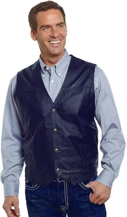 Cripple Creek Leather Men's Vest/ML1059/Color 41 Trendy Men's Scandinavian