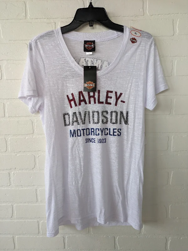 Top Short Sleeve By Harley Davidson  Size: Xl Traditional Men's Wool