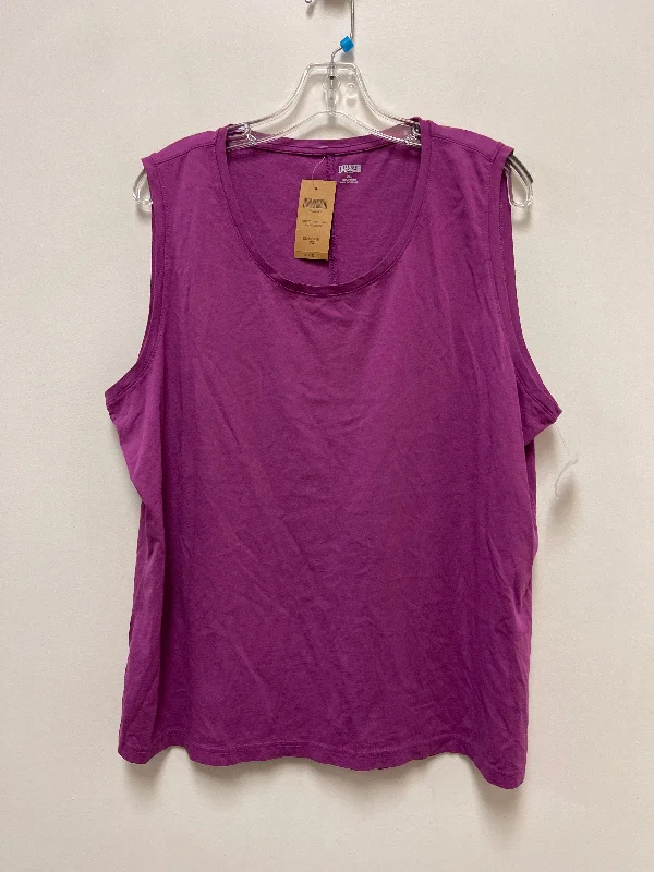 Tank Top By Duluth Trading In Purple, Size: 2x Tough Men's Military