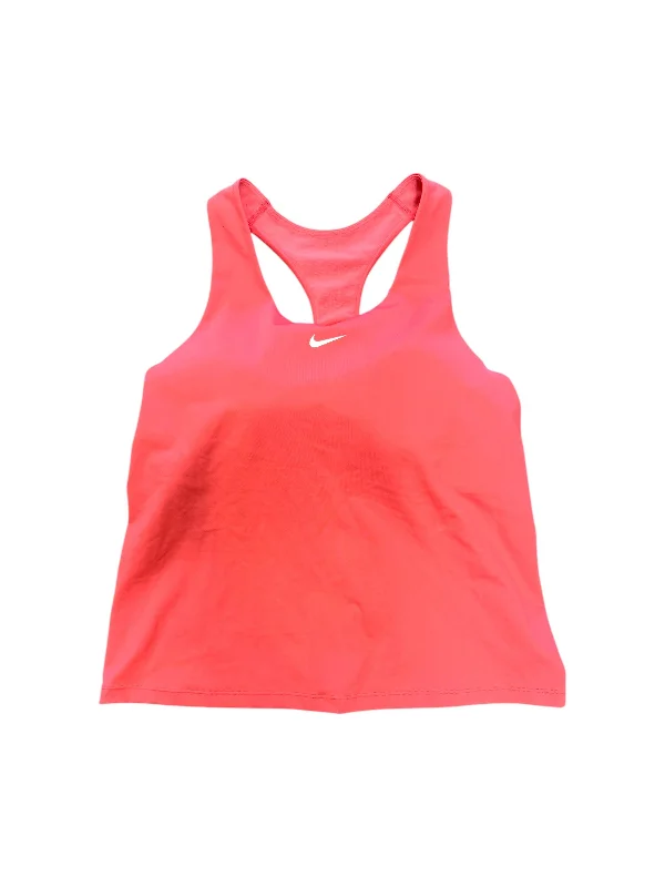 Athletic Tank Top By Nike In Coral, Size: Xl Monochromatic All