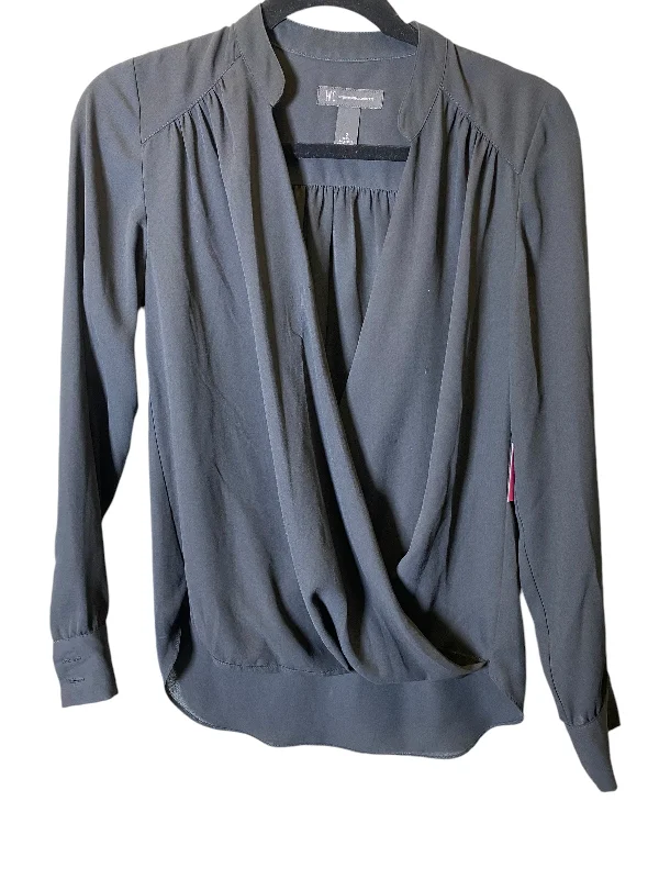 Top Long Sleeve By International Concepts In Black, Size: Xs Street