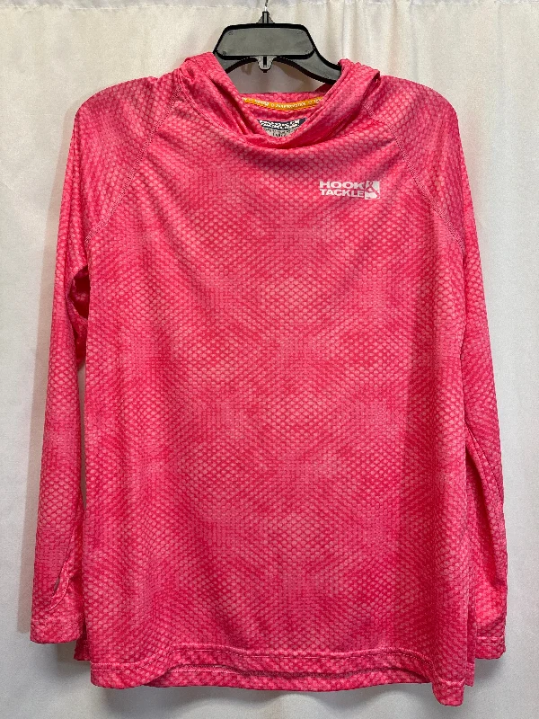 Top Long Sleeve By Clothes Mentor In Pink, Size: L Sporty Men's Athleisure 