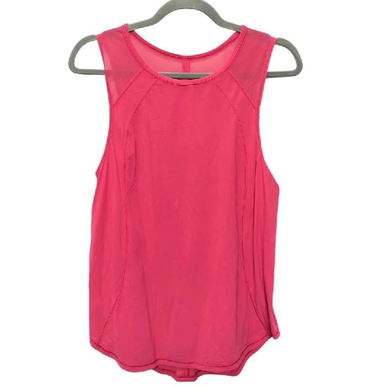 Athletic Tank Top By Lululemon In Coral, Size: M Confident Men's High