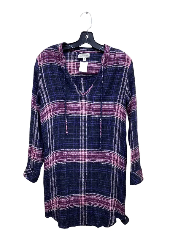 Top Long Sleeve By Cloth & Stone In Plaid Pattern, Size: S Hip Men's Urban