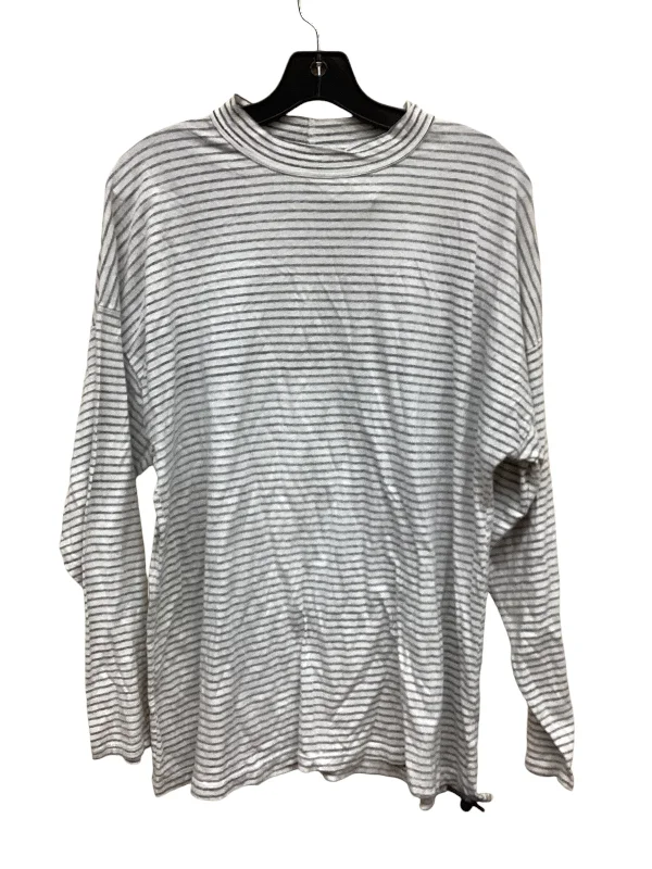 Top Long Sleeve By We The Free In Striped Pattern, Size: S Modern Men's Geometric