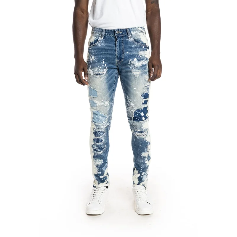 Bleach Fashion Jeans - Marshall Blue Sharp Men's Italian