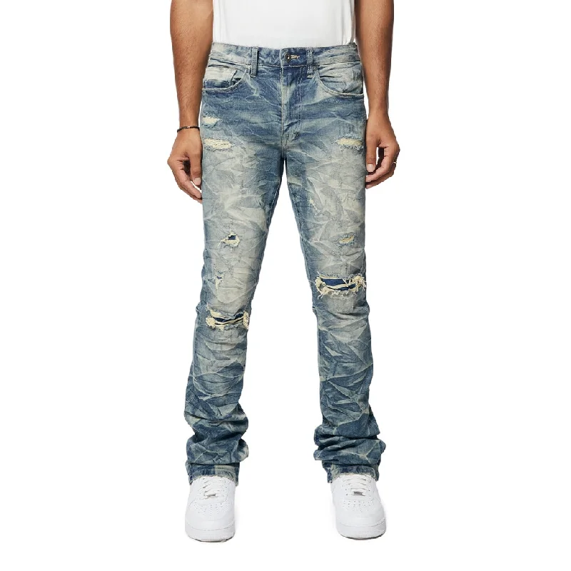 Essential Stacked Denim Jeans - Hunter Blue Dapper Men's Bow