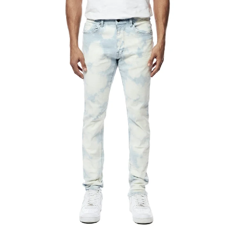 Essential Premium Washed Jeans - Travis Blue Modern Men's Geometric